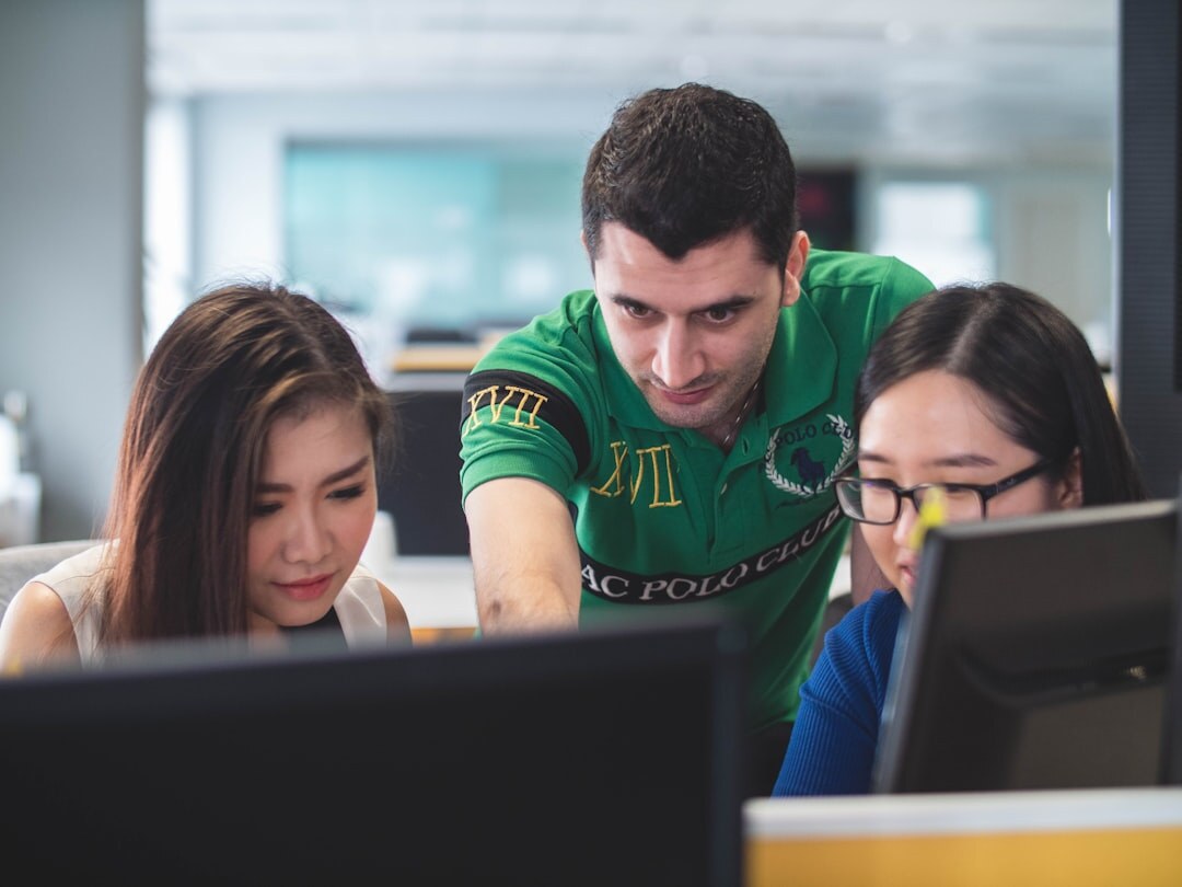 students in programming class
