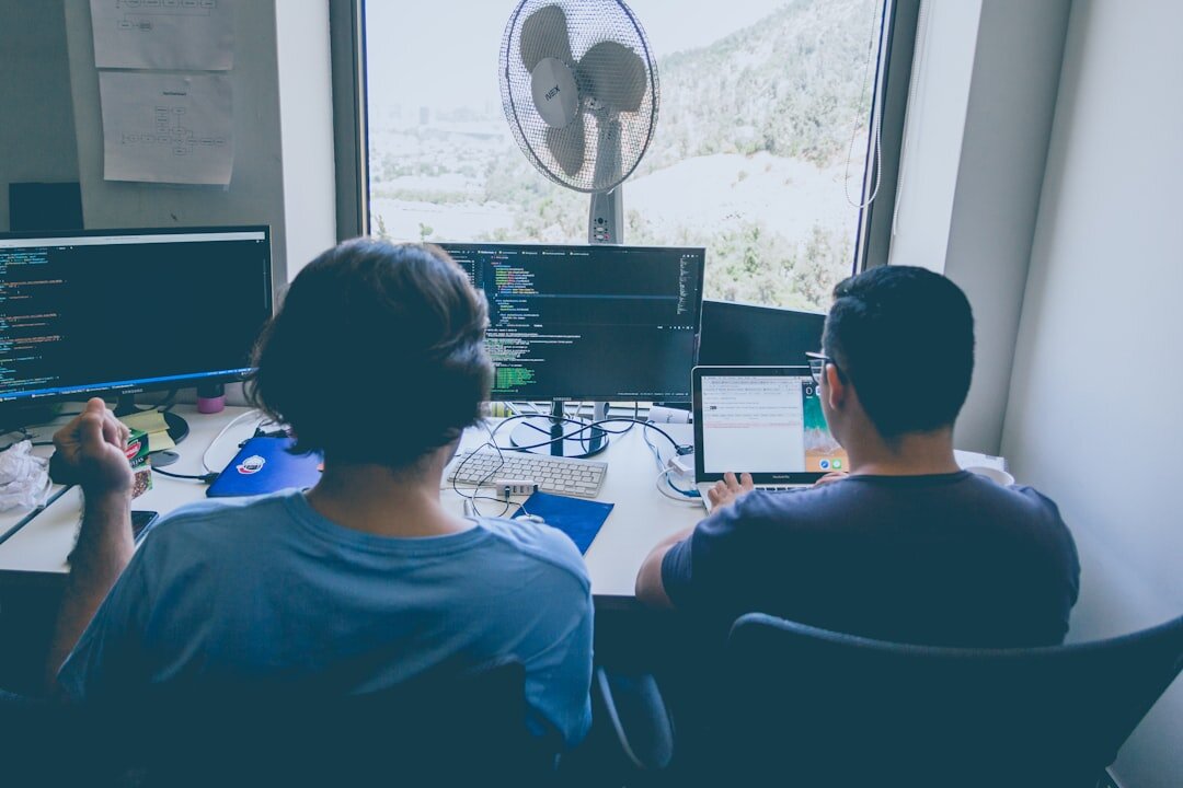 group of programmers collaborating